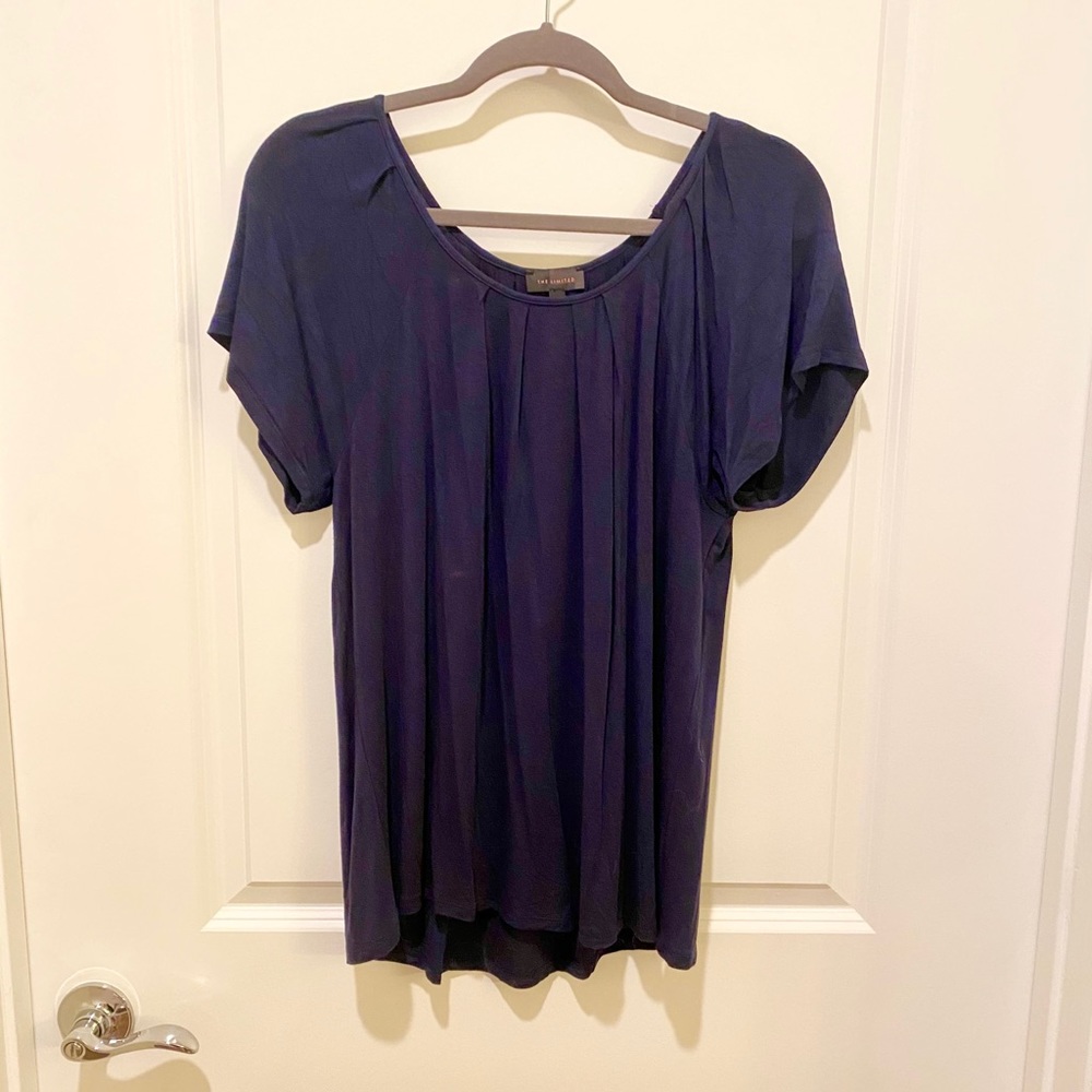💙The Limited Scoop Neck Short Sleeve Navy XL Tank